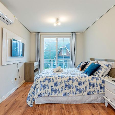 Incrivel Apartamento A 500M Da Rua Coberta Gramado Buitenkant foto